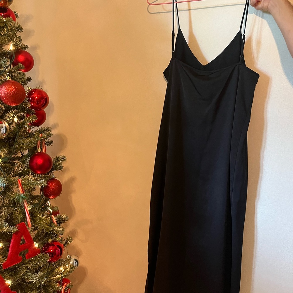 a new day Black Backless Dress